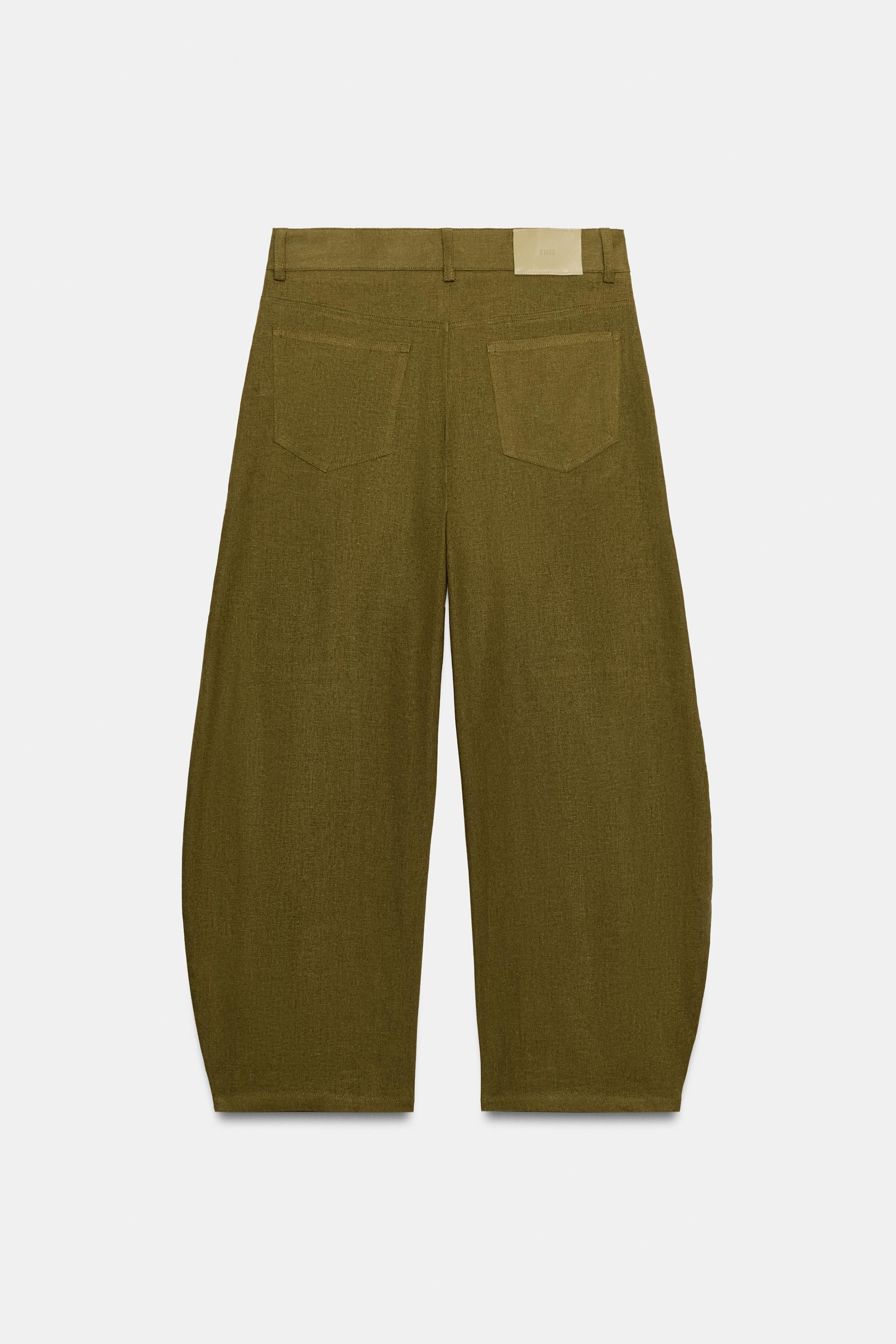 LINEN BALLOON PANTS